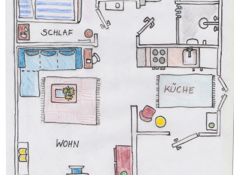Wohnung 3 – Schliekerhof – Grundriss